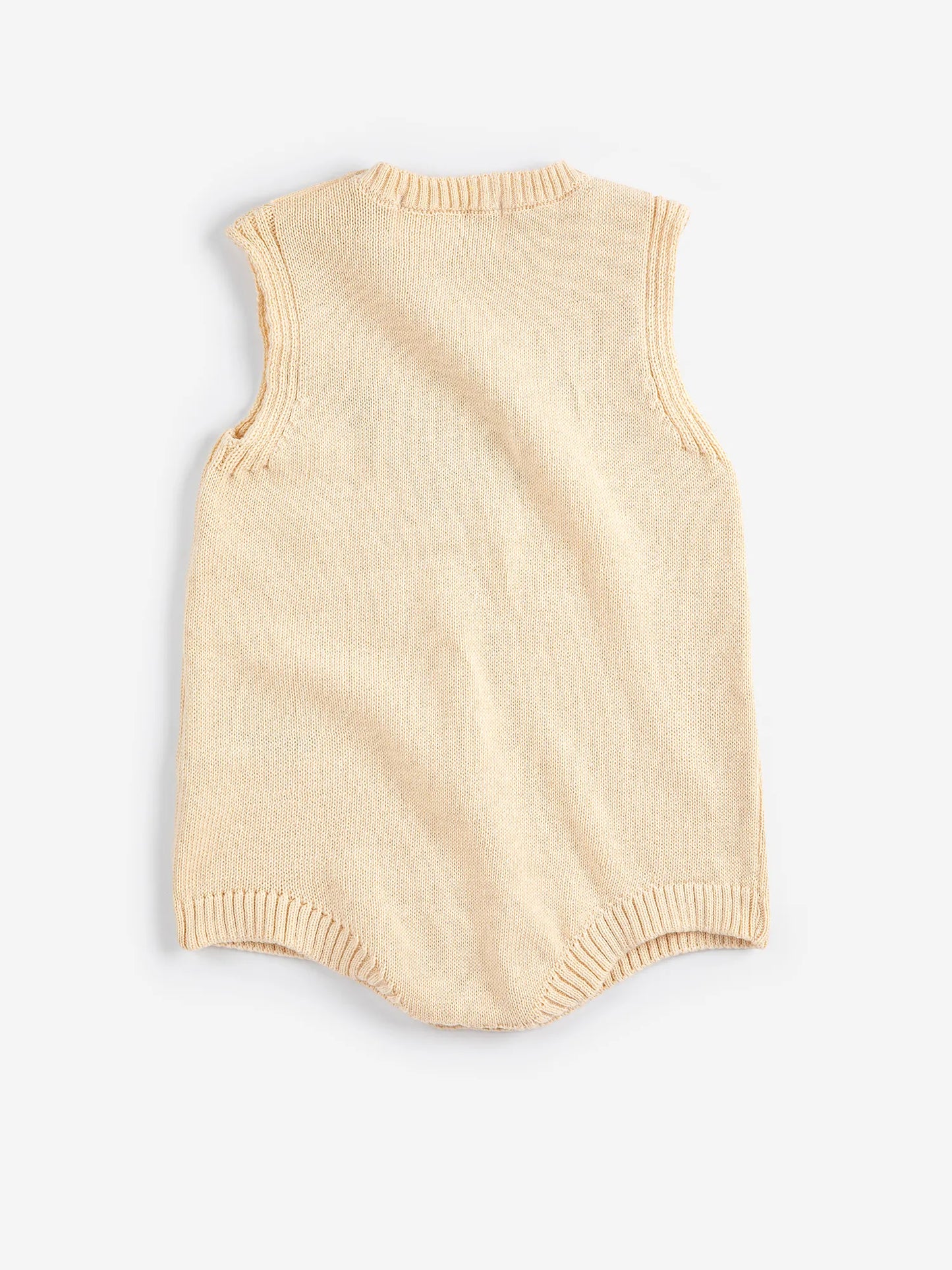 Pixel Sugar Beet knitted romper