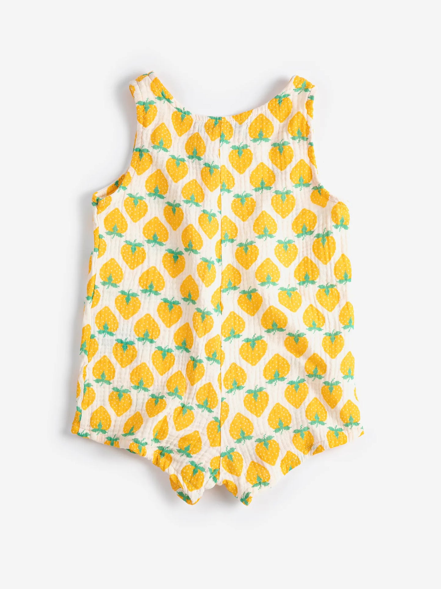 Strawberry all over woven playsuit