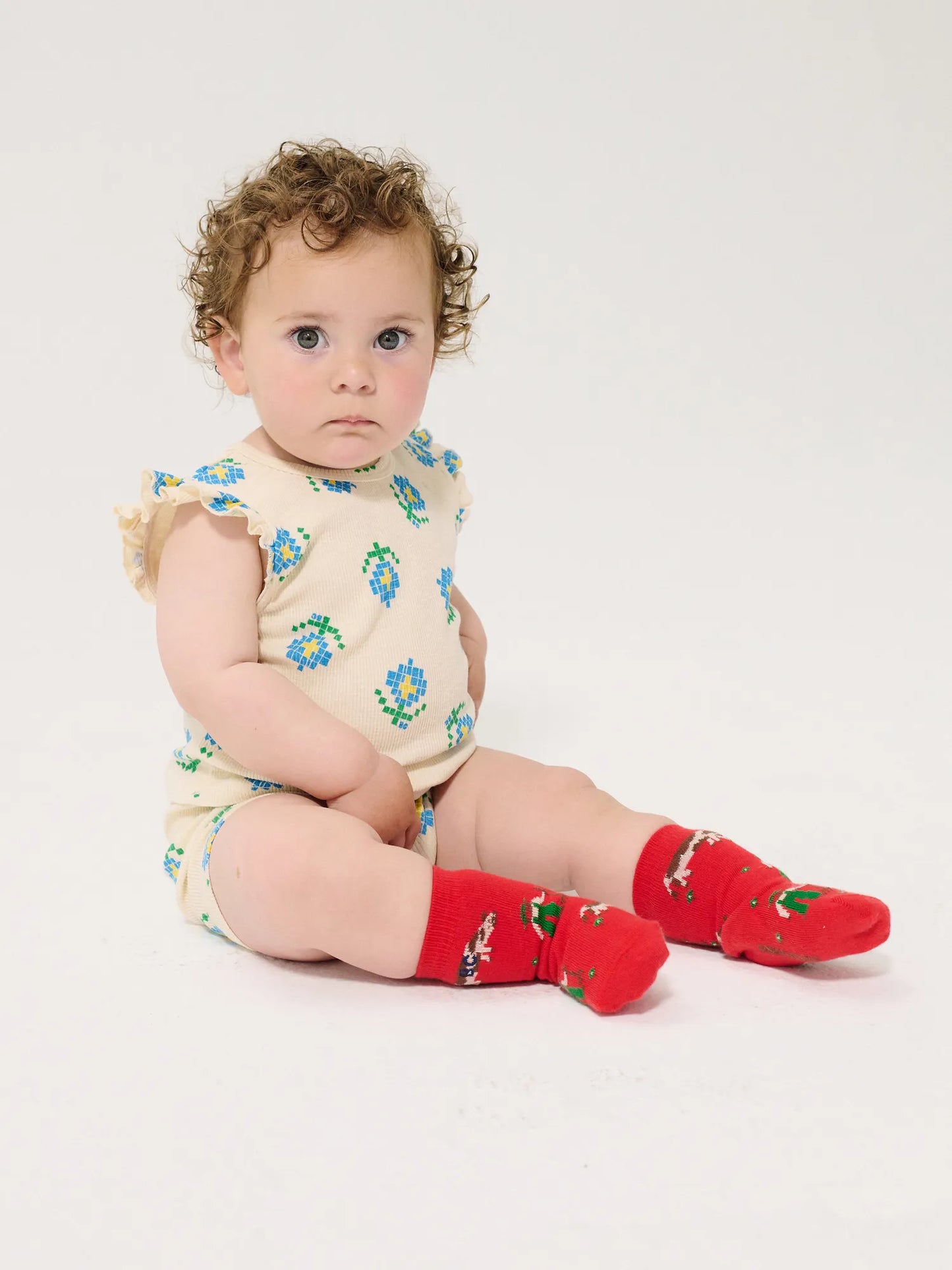 Farm Adventure all over short socks