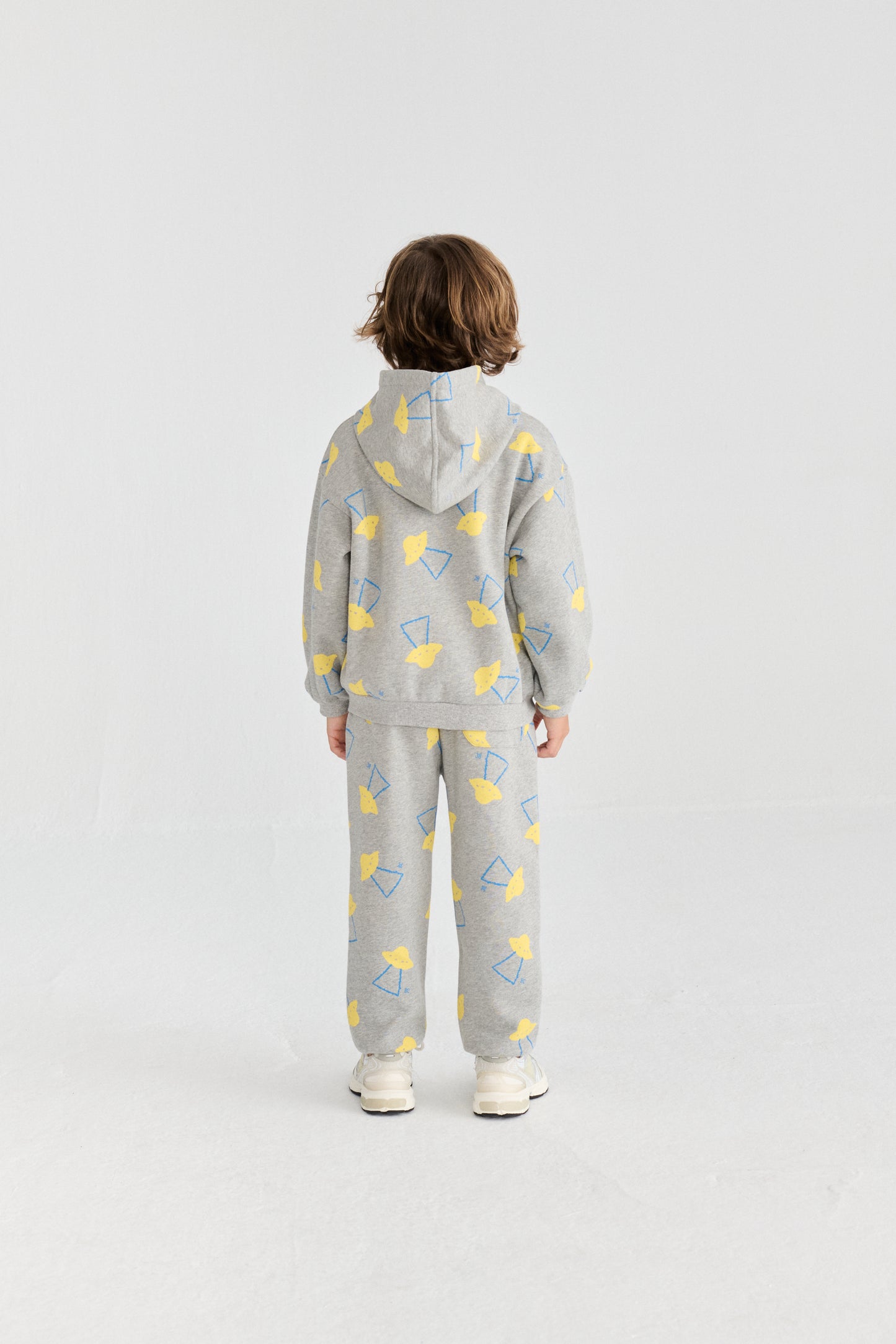 Pixel Abduction all over zipped hoodie