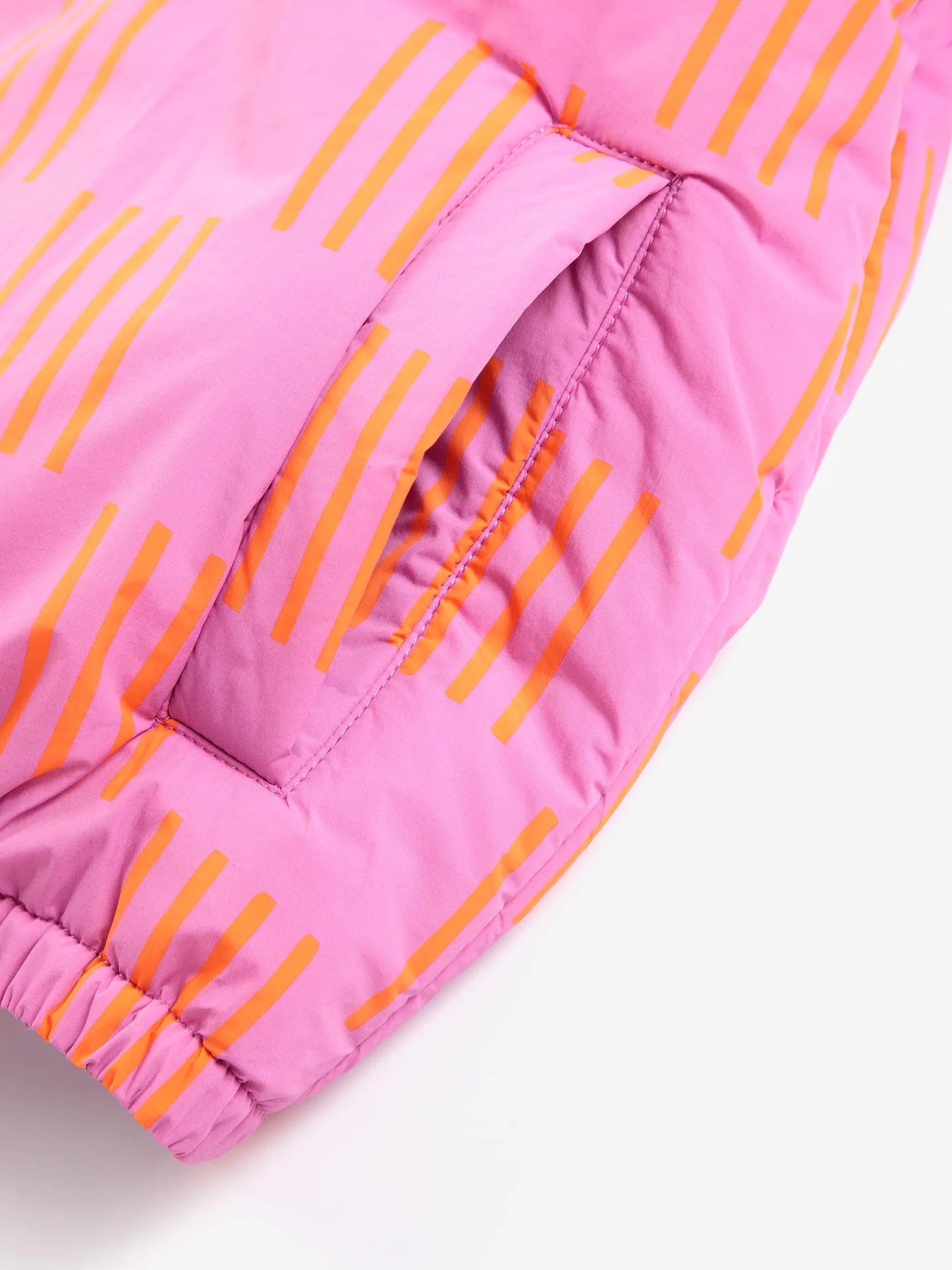 Anorac rosa reversible estampat Almost Moiré