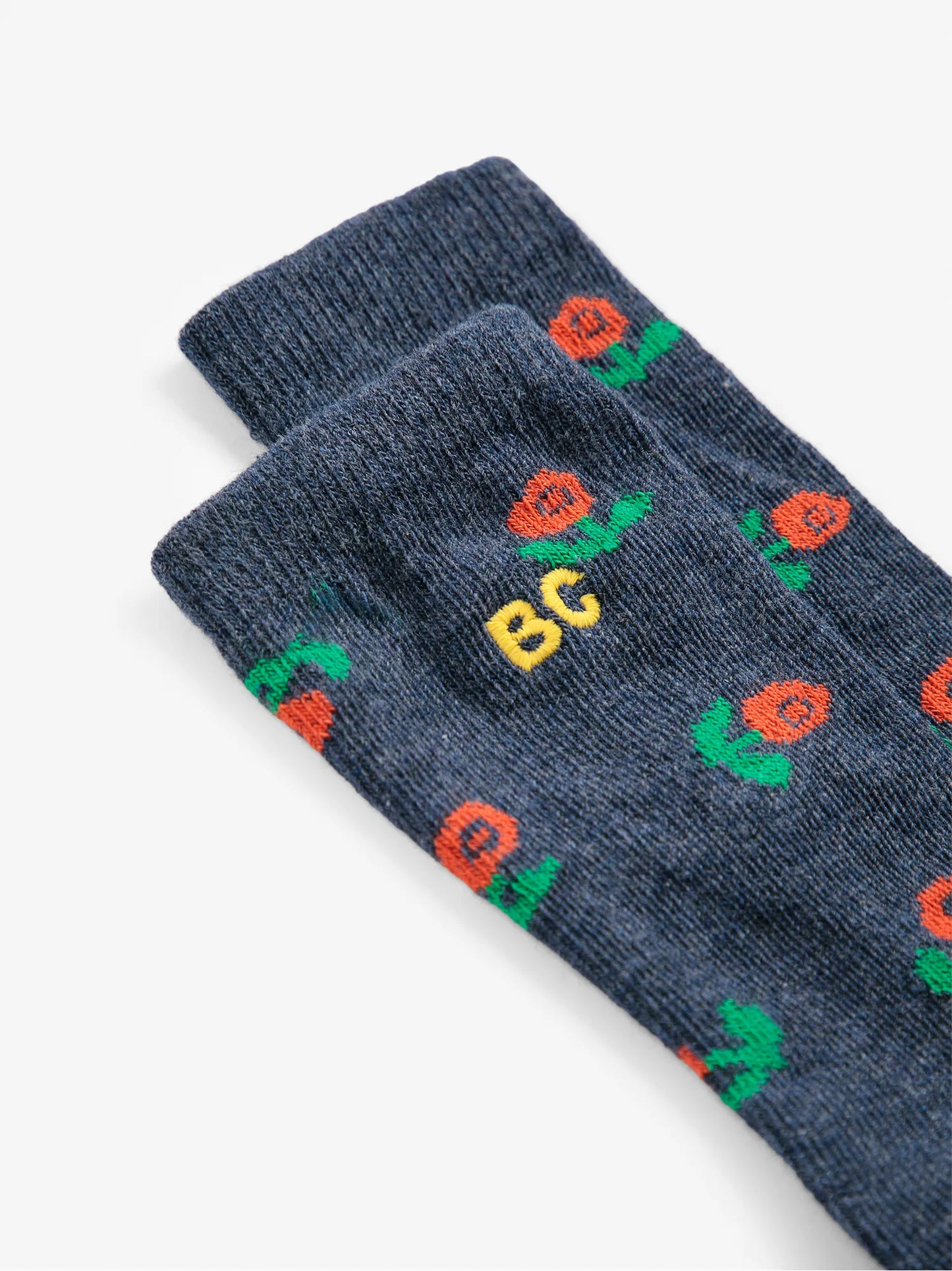 Stamp Bloom all over long socks