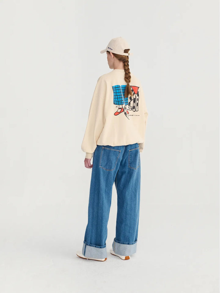 Dog Friendship relaxed sweatshirt