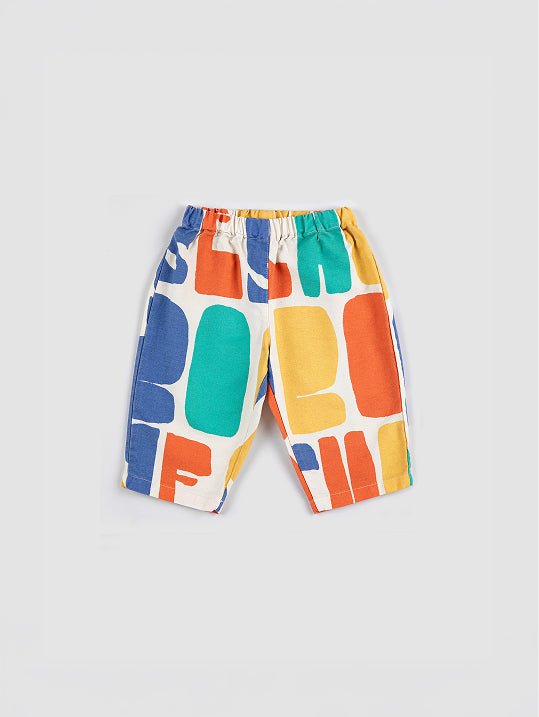 Pantalons de teixit estampat Bobo Choses Color