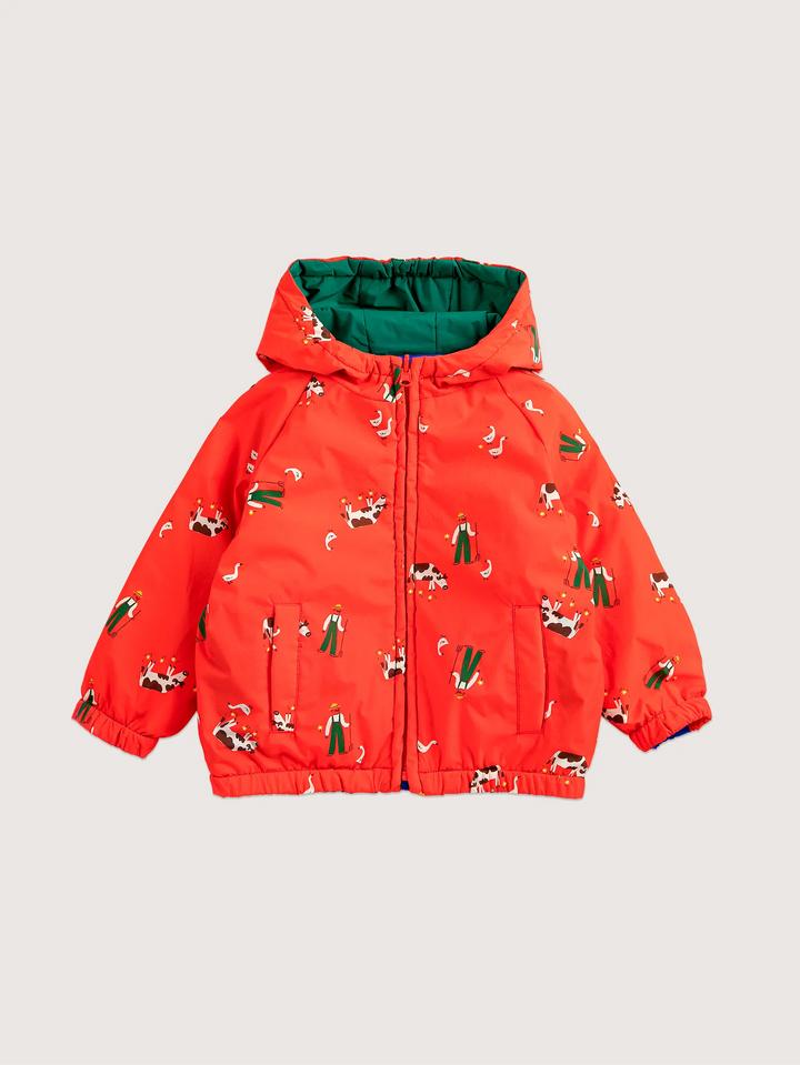 Farm Adventure all over reversible anorak