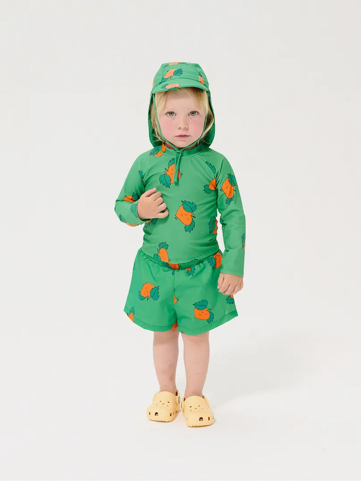 Tangerine all over swim T-shirt