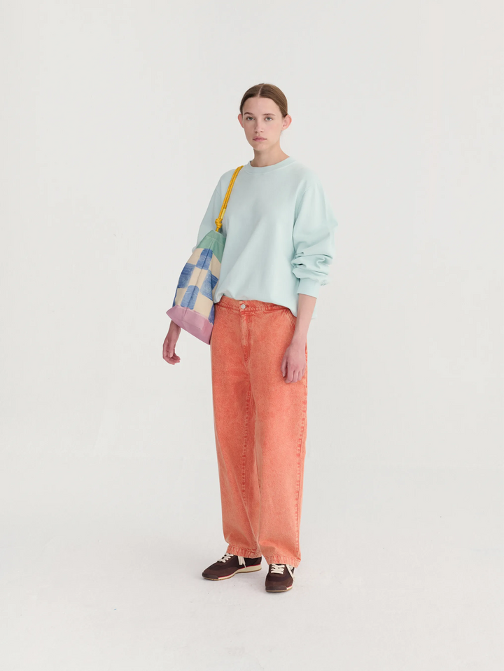 Washed relaxed fit jeans