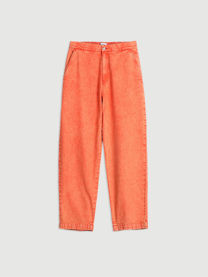 Washed relaxed fit jeans