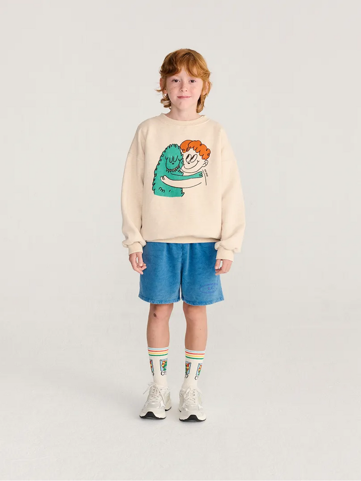 Sweatshirt Hug Hairy Monster