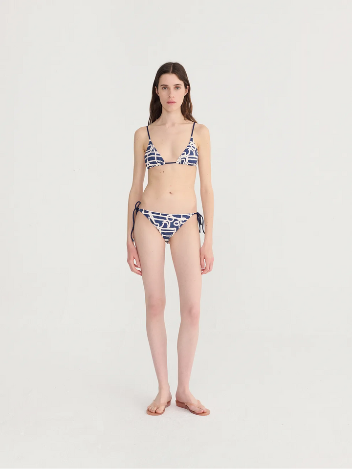 Cookery festival recycled triangle bikini top