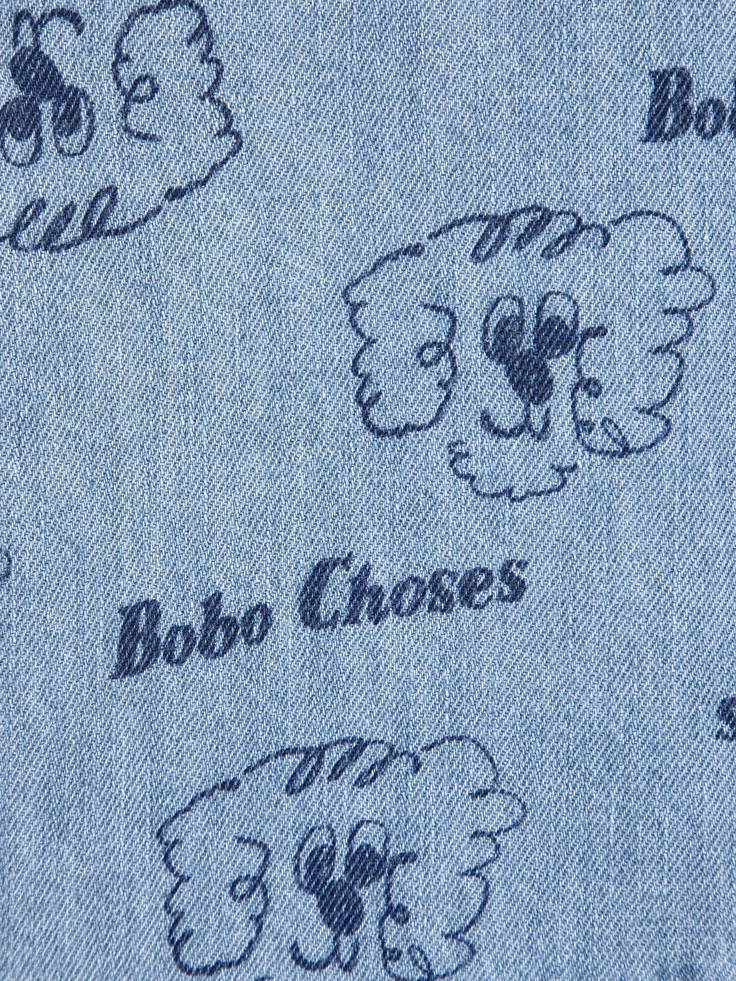 Pickles The Dog all over denim shirt