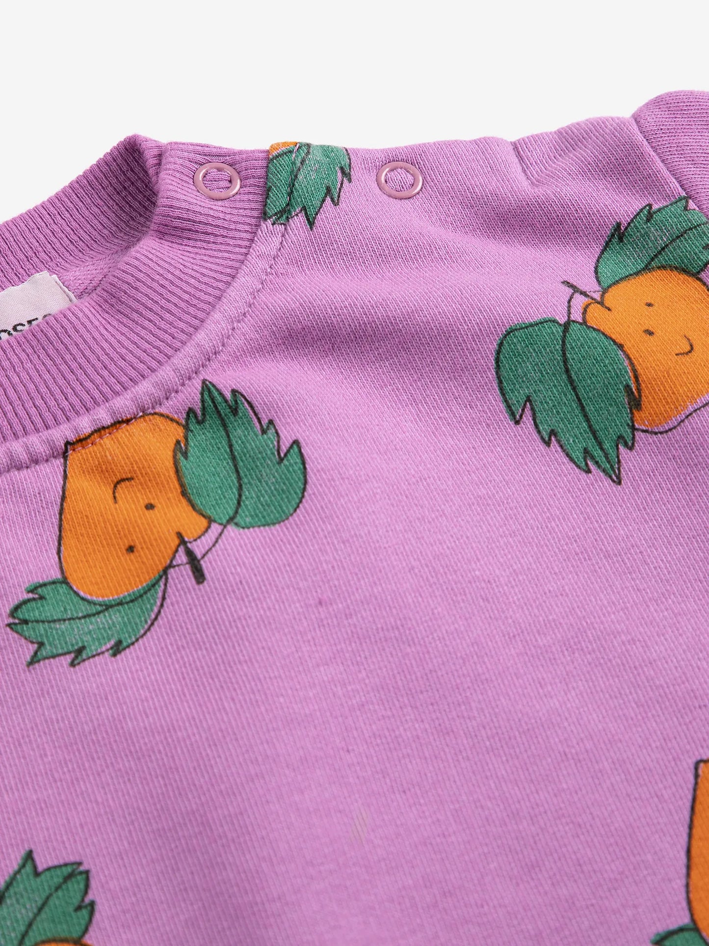 Tangerine all over sweatshirt