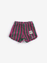 View product Striped terry cloth shorts