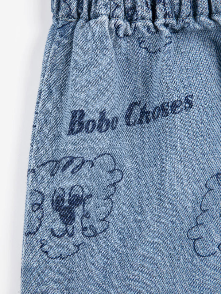 Pickles The Dog all over denim short