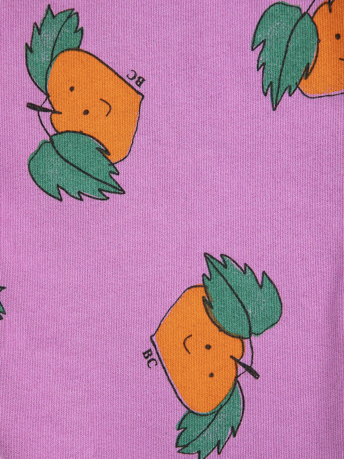 Tangerine all over jogging pants