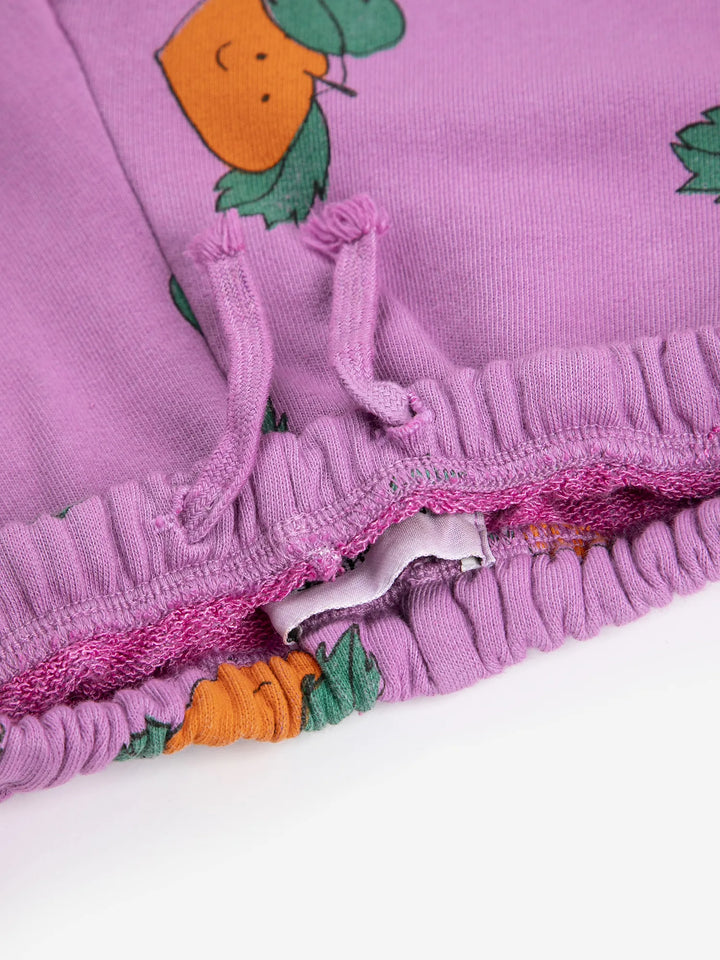 Tangerine all over jogging pants