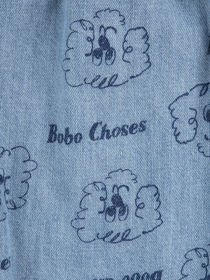 Pickles The Dog all over denim pants