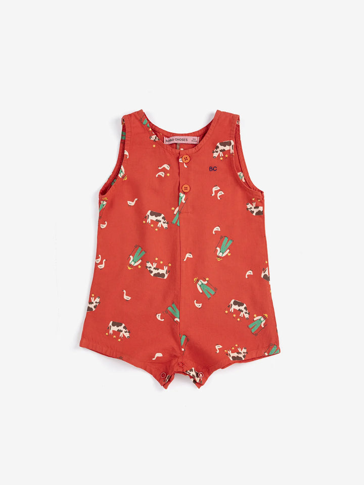 Farm Adventure all over playsuit