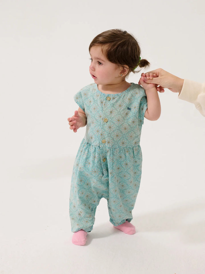 Granota de teixit estampat Daisy Mosaic