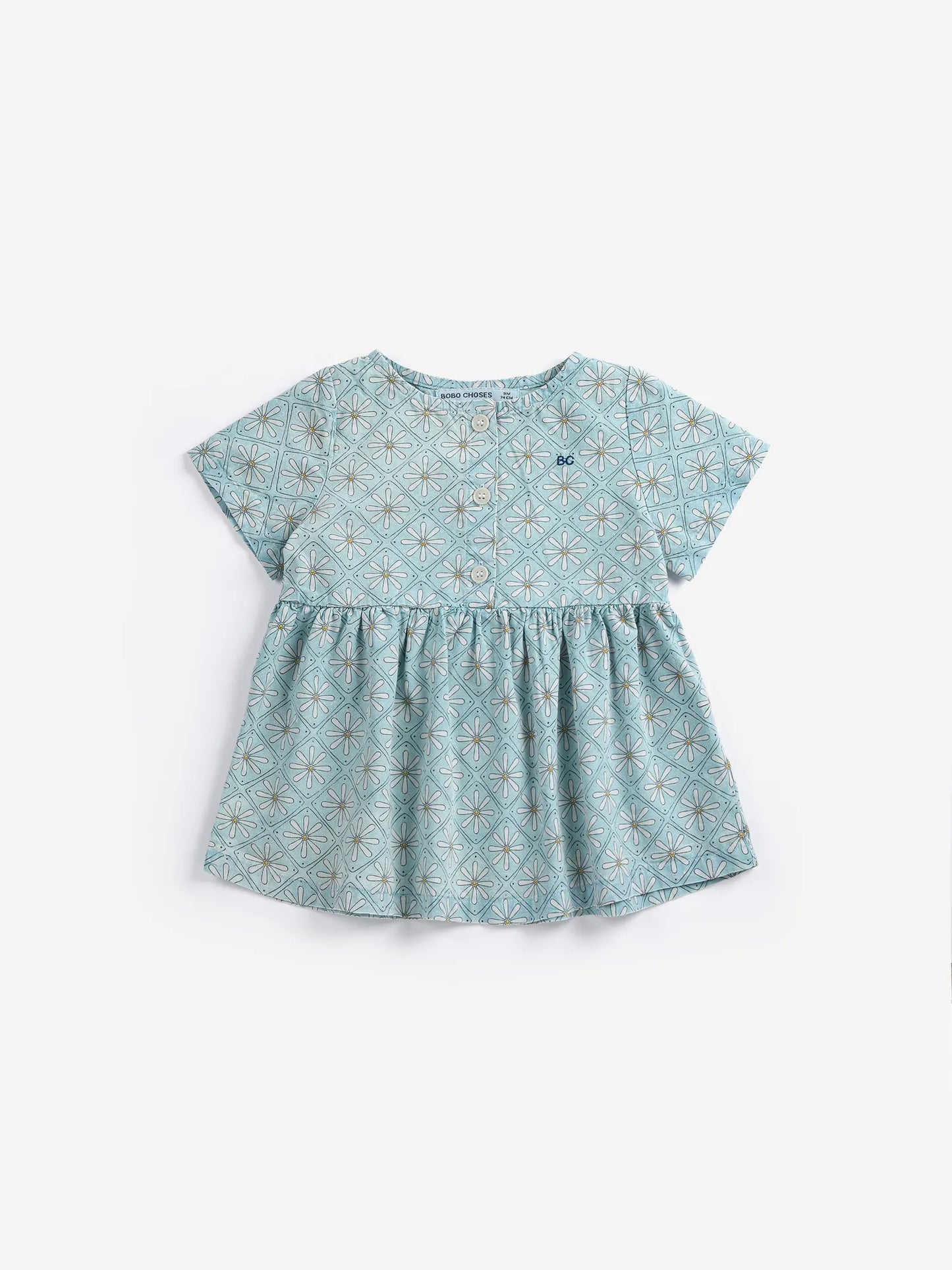 Vestido de tejido estampado Daisy Mosaic