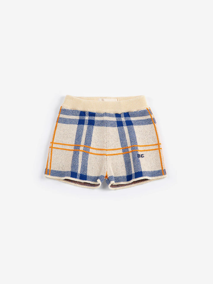 Fun Tartan knitted shorts