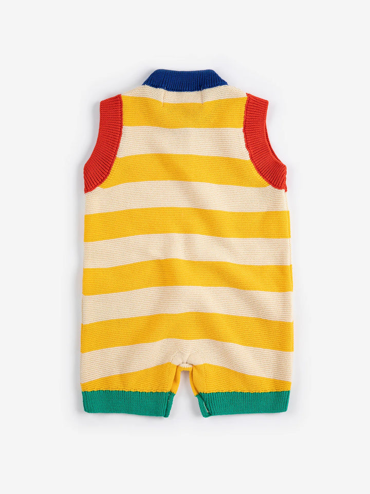BC striped knitted playsuit