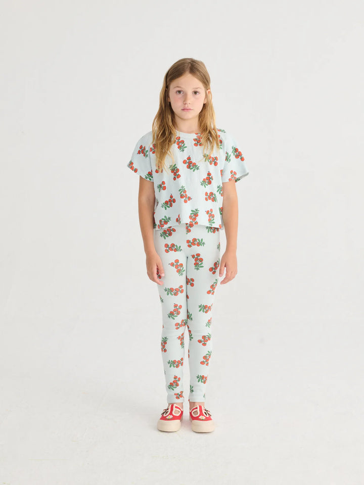 Juicy Tomatoes all over cropped T-shirt