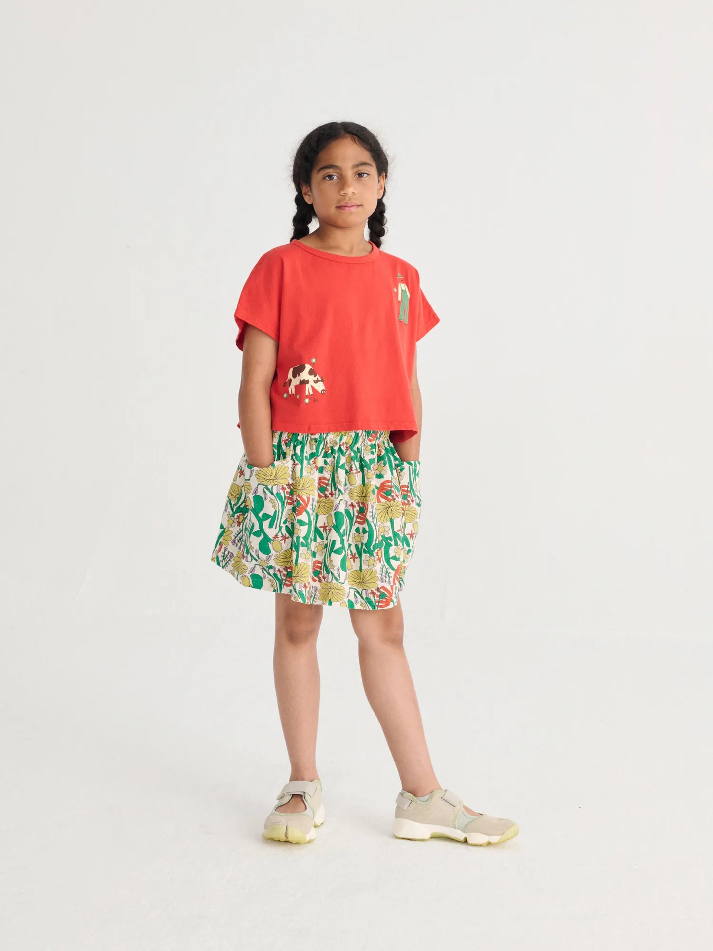 Farm Adventure cropped T-shirt