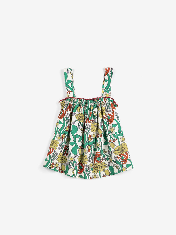 Color Herbalist all over woven top