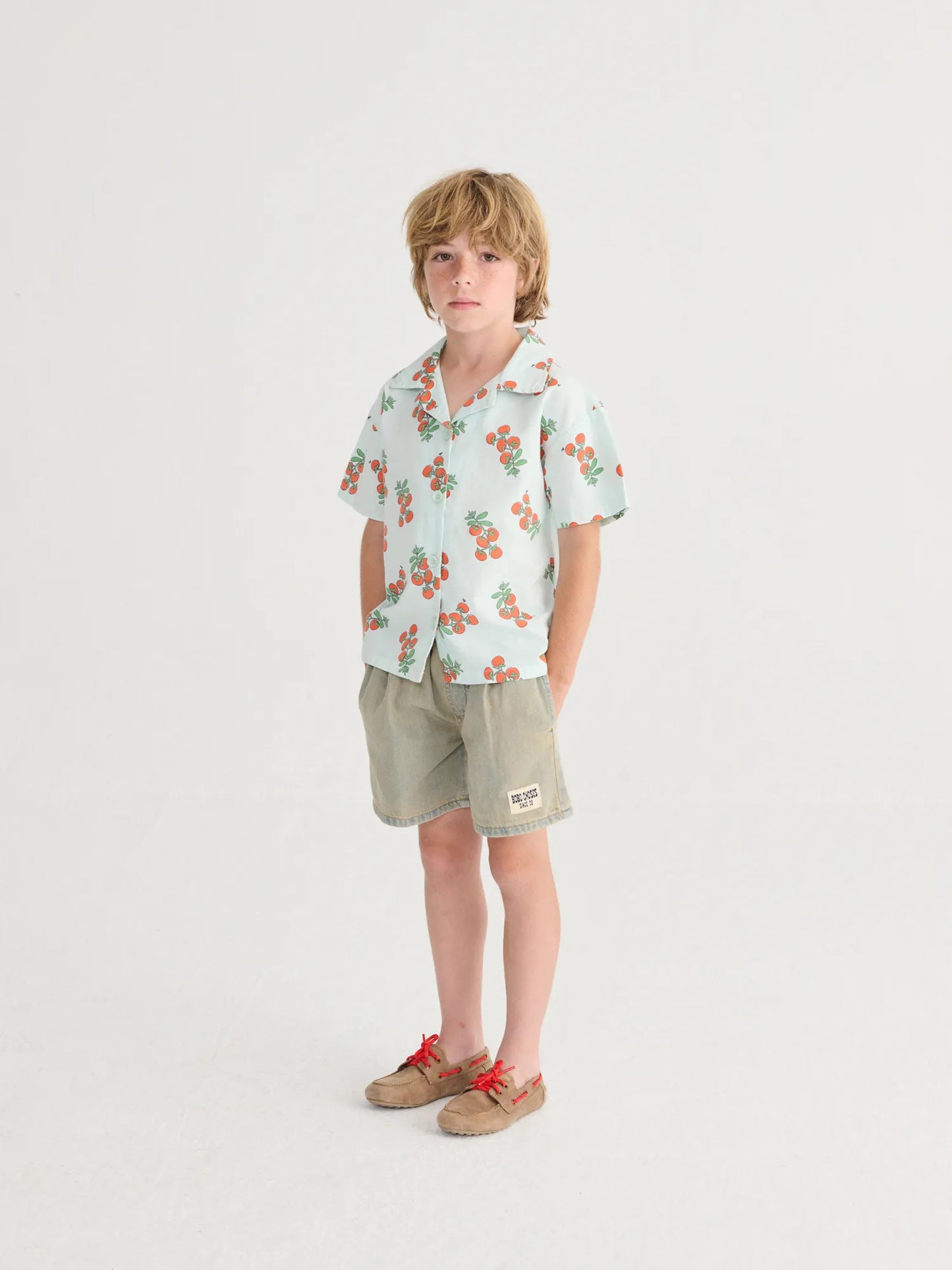 Juicy Tomatoes all over woven shirt