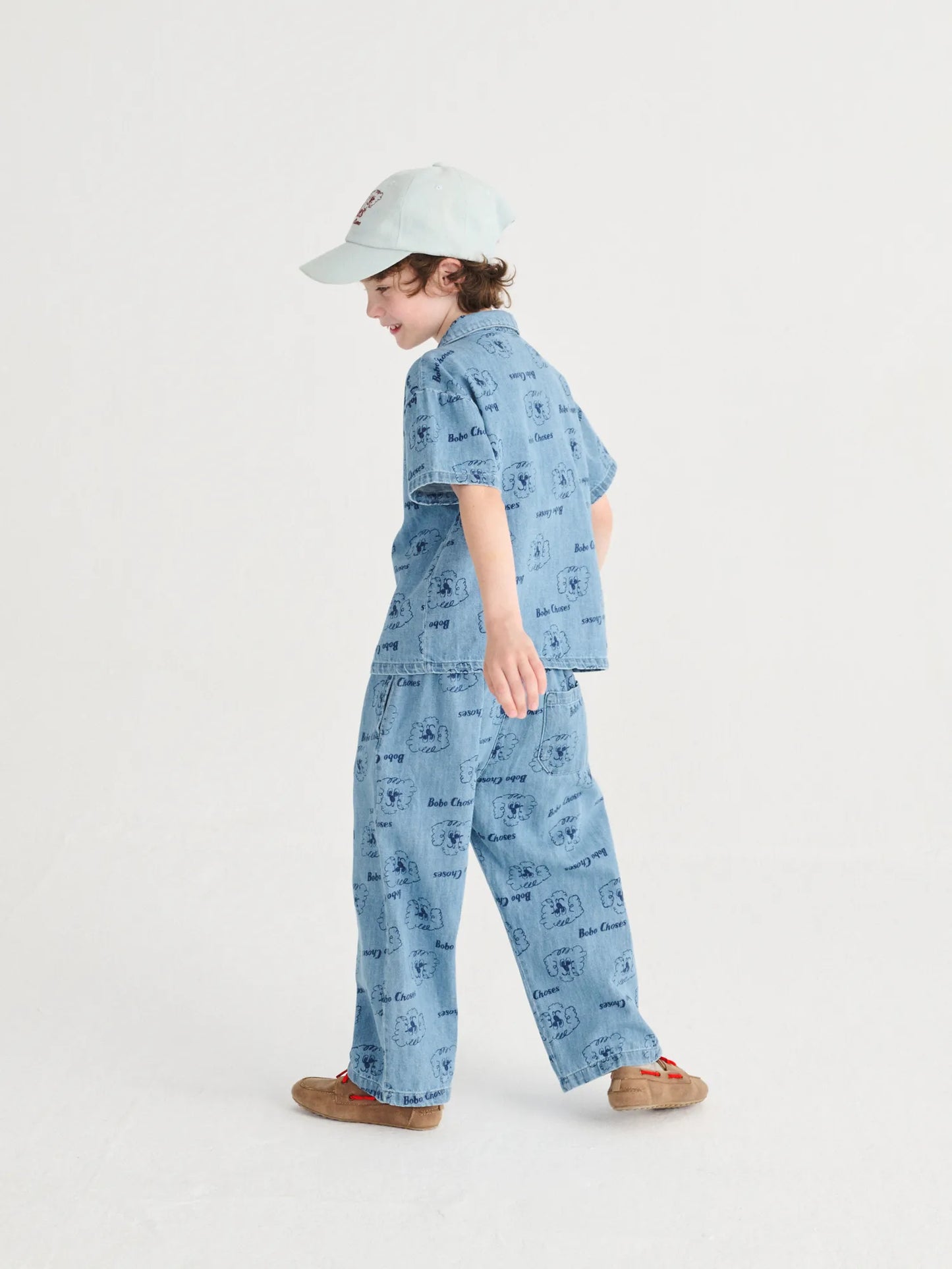 Pickles The Dog all over denim shirt