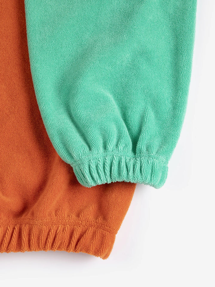 Bobo Choses color block zipped sweatshirt