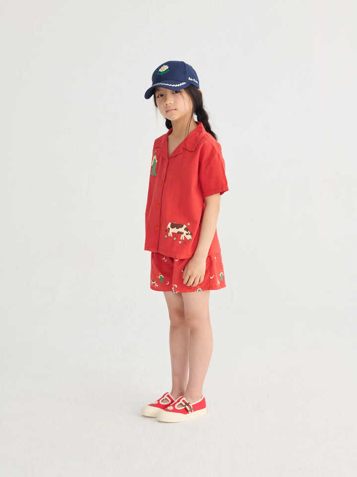 Farm Adventure all over woven shorts