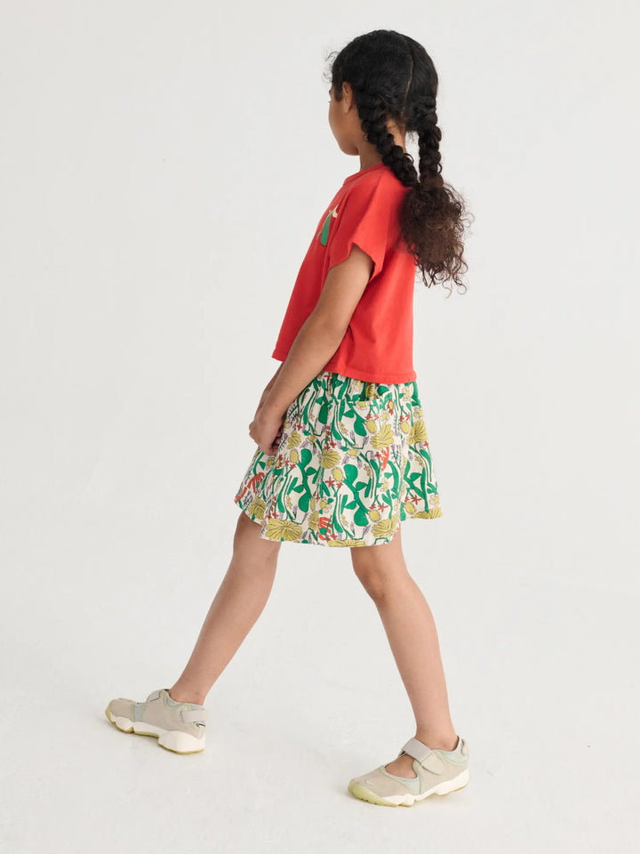 Color Herbalist all over woven skirt