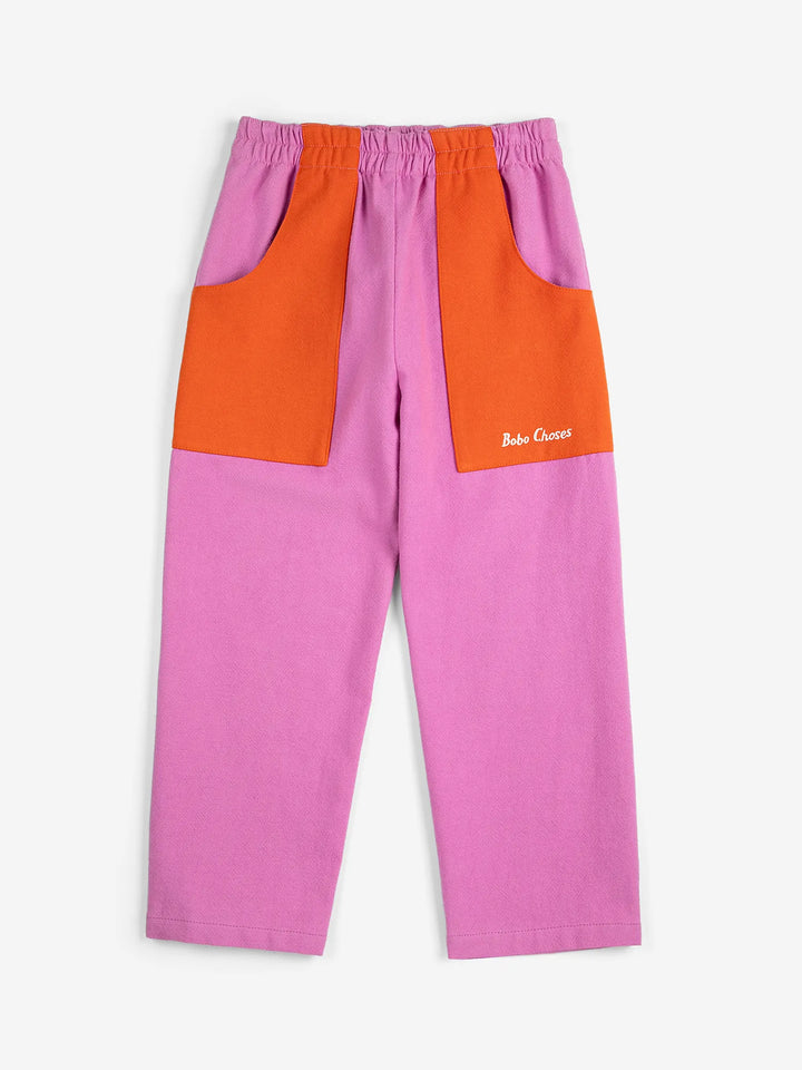 Bobo Choses Color Block 우븐 팬츠
