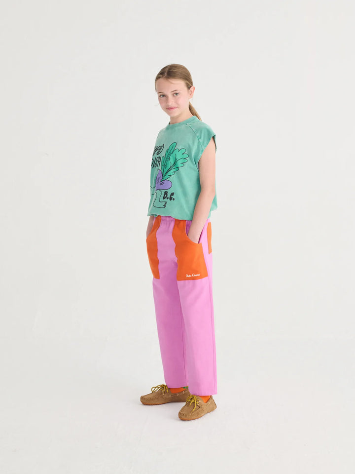 Bobo Choses Color Block 우븐 팬츠