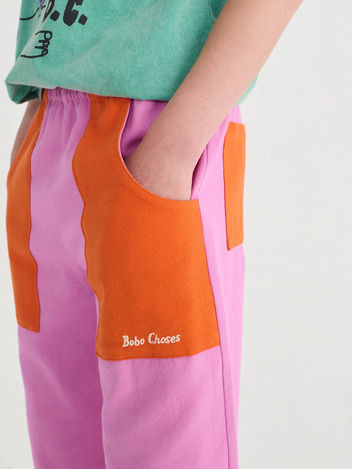 Bobo Choses Color Block 우븐 팬츠