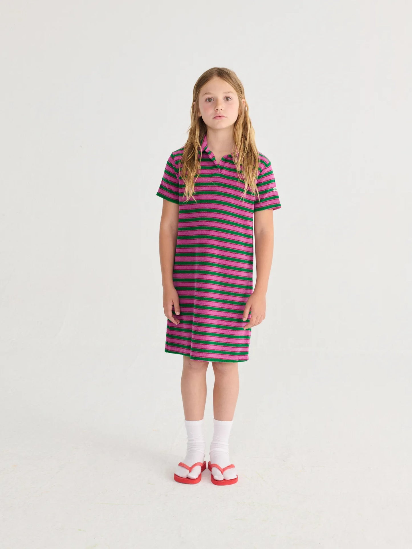Vestit polo de ris de ratlles