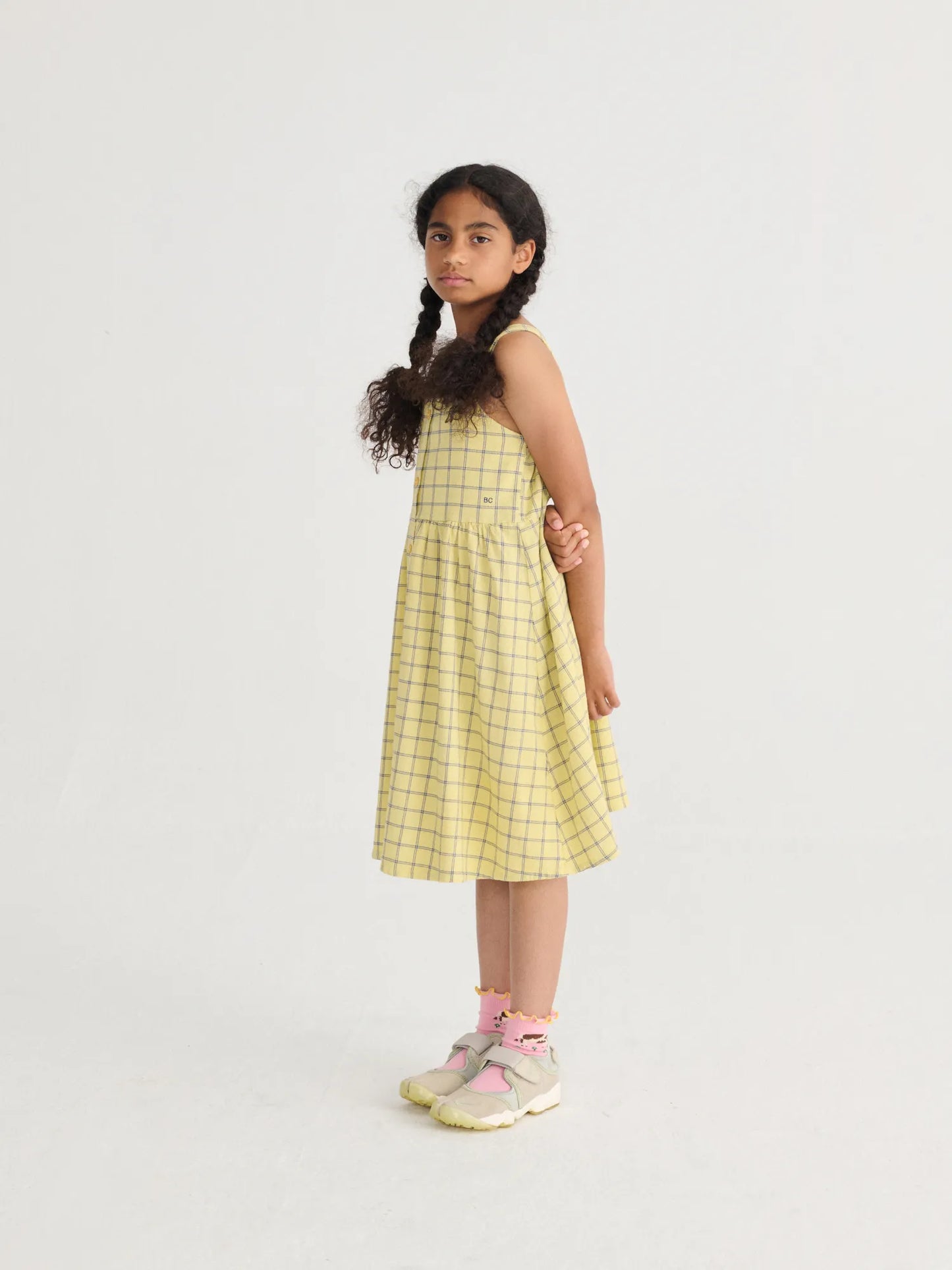 Spicy Window Pane woven dress