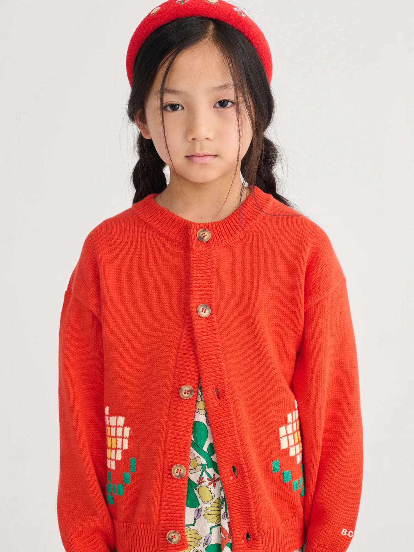 Pixel Daisy cardigan