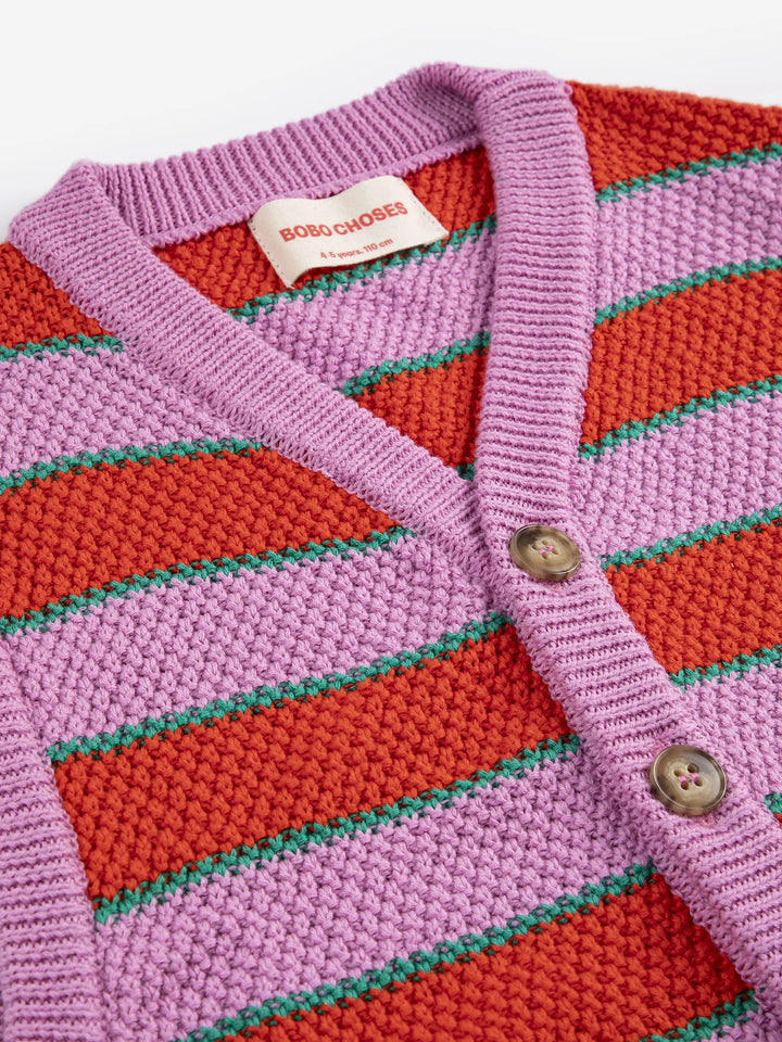 BC Striped knitted vest