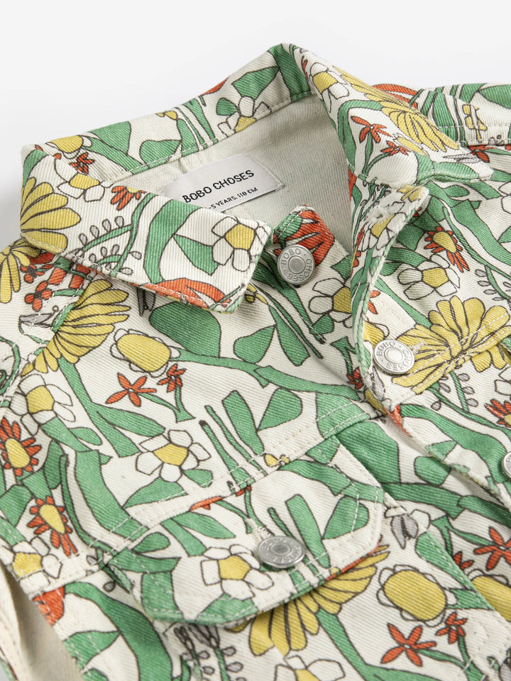 Chaleco de sarga estampado Color Herbalist