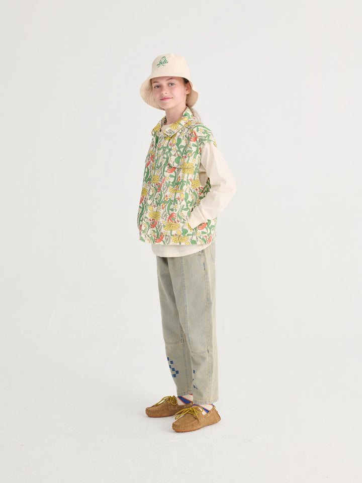 Chaleco de sarga estampado Color Herbalist