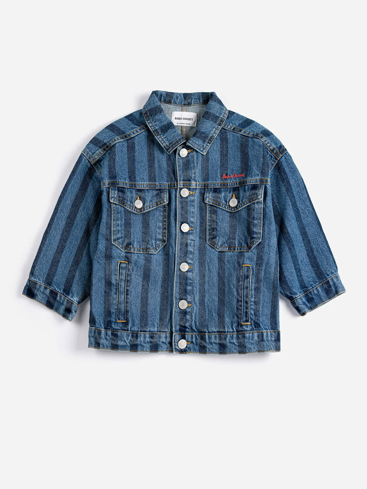 Chaqueta vaquera a rayas Bobo Choses