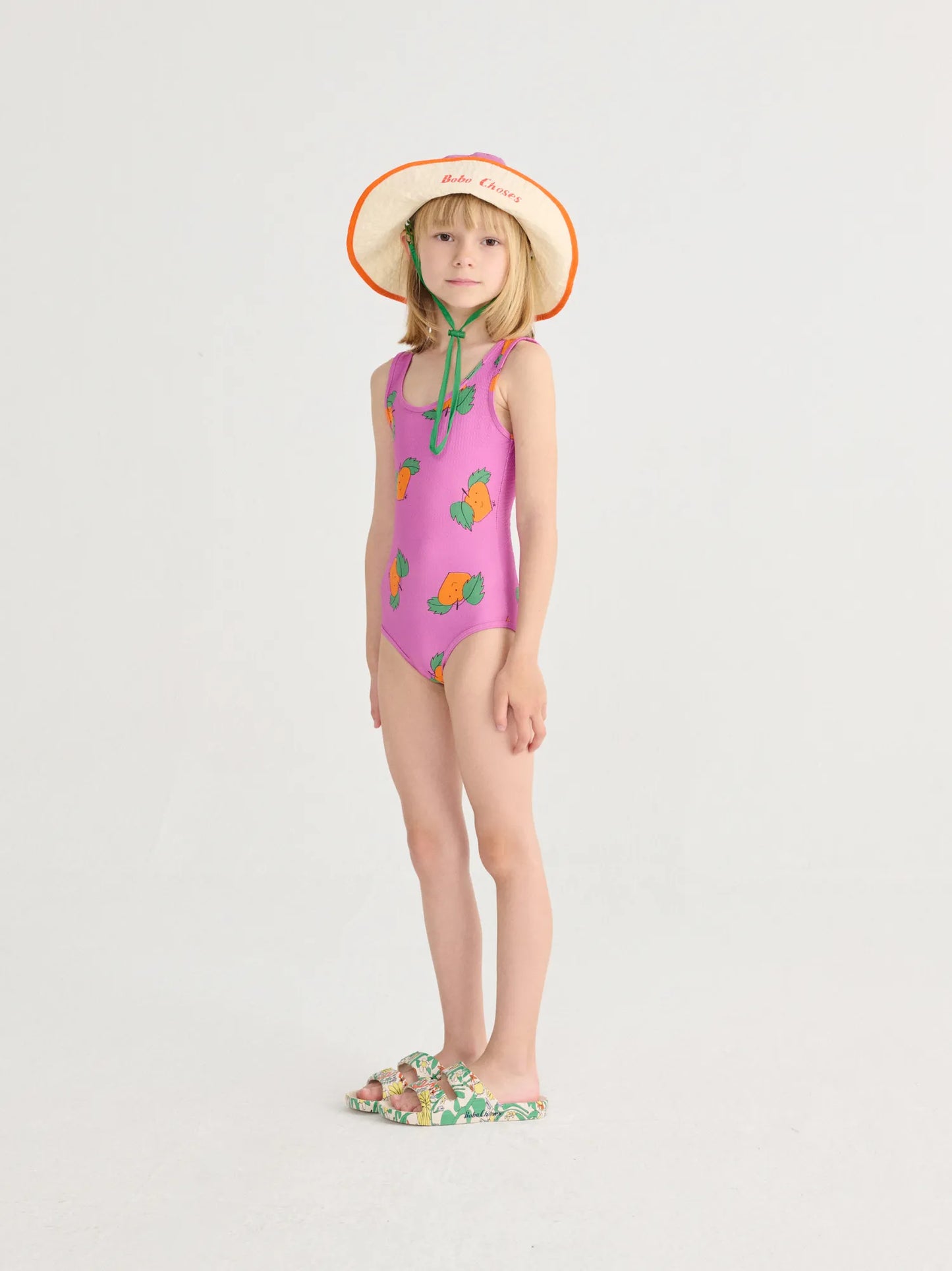 Tangerine all over swimsuit