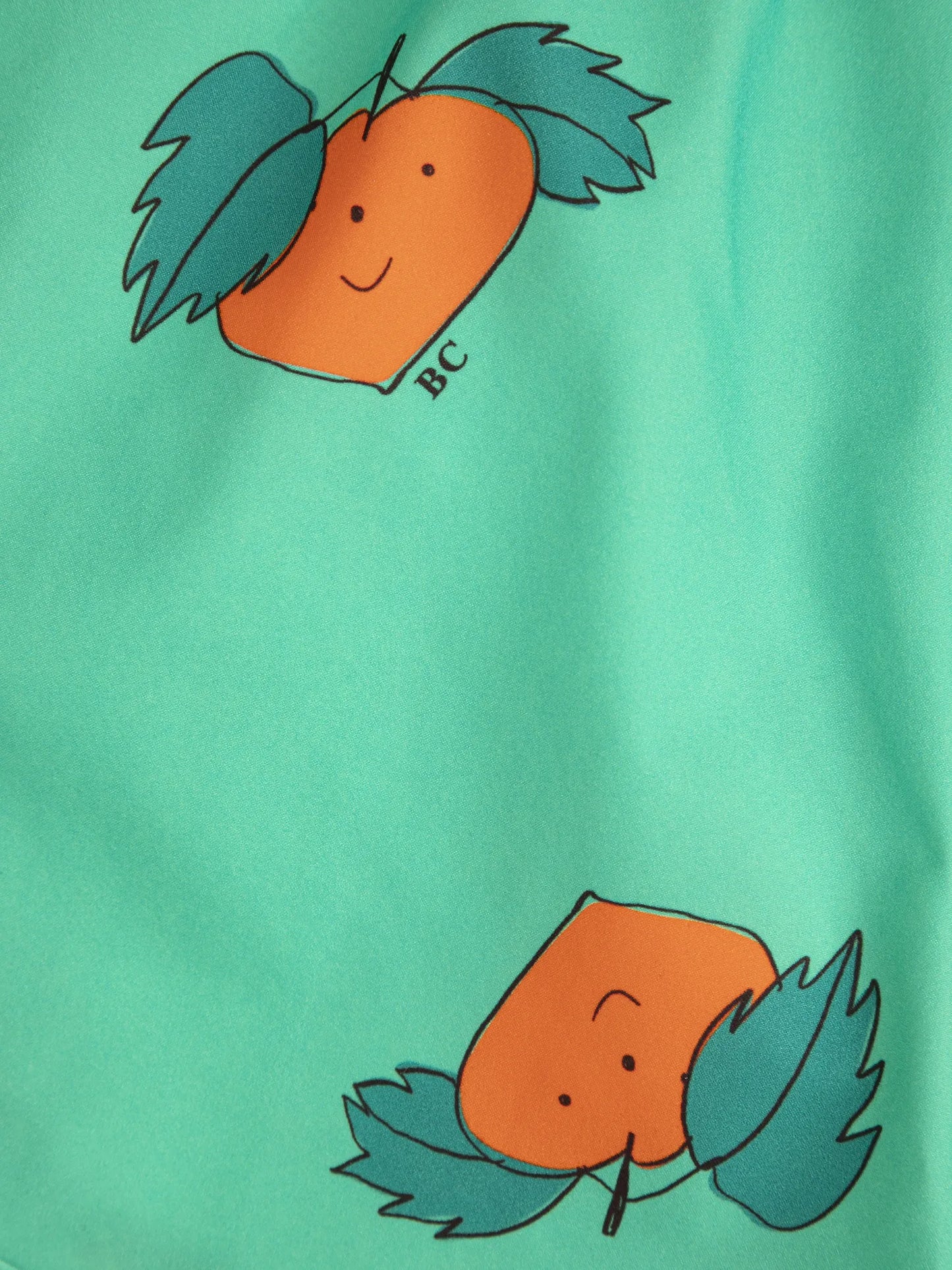 Curious Turnip all over swim trunks