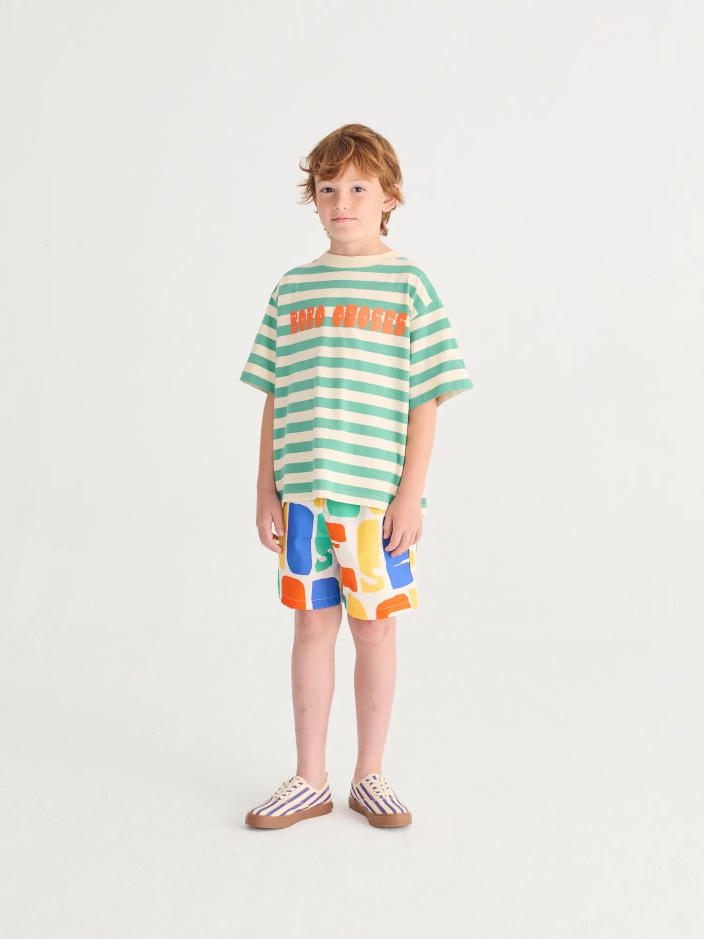 Bobo Choses Modern striped T-shirt