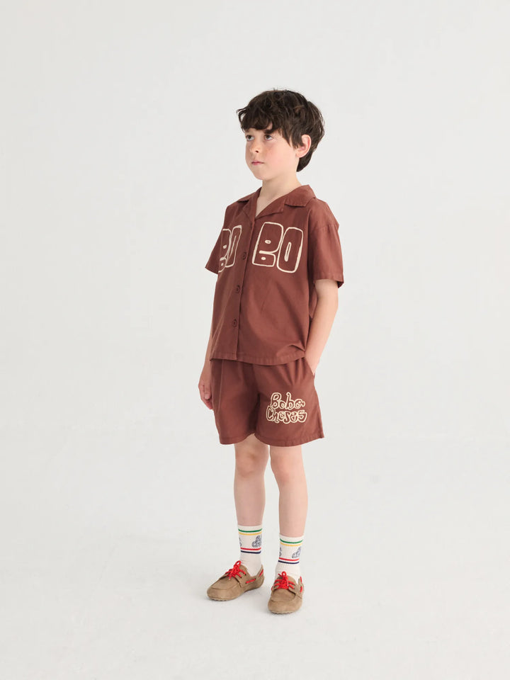 Bobo Choses By Hand woven bermuda shorts