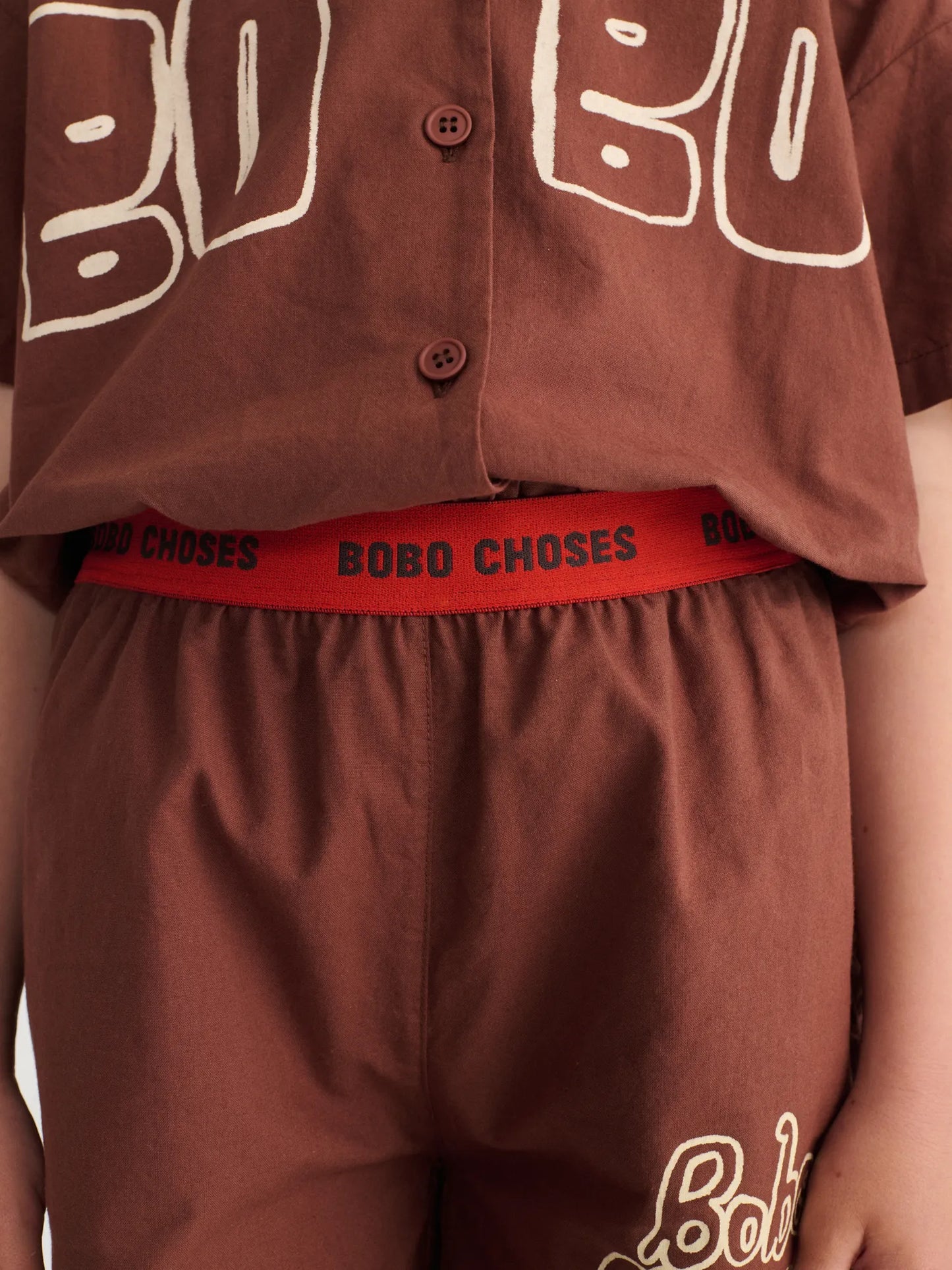Bobo Choses By Hand woven bermuda shorts