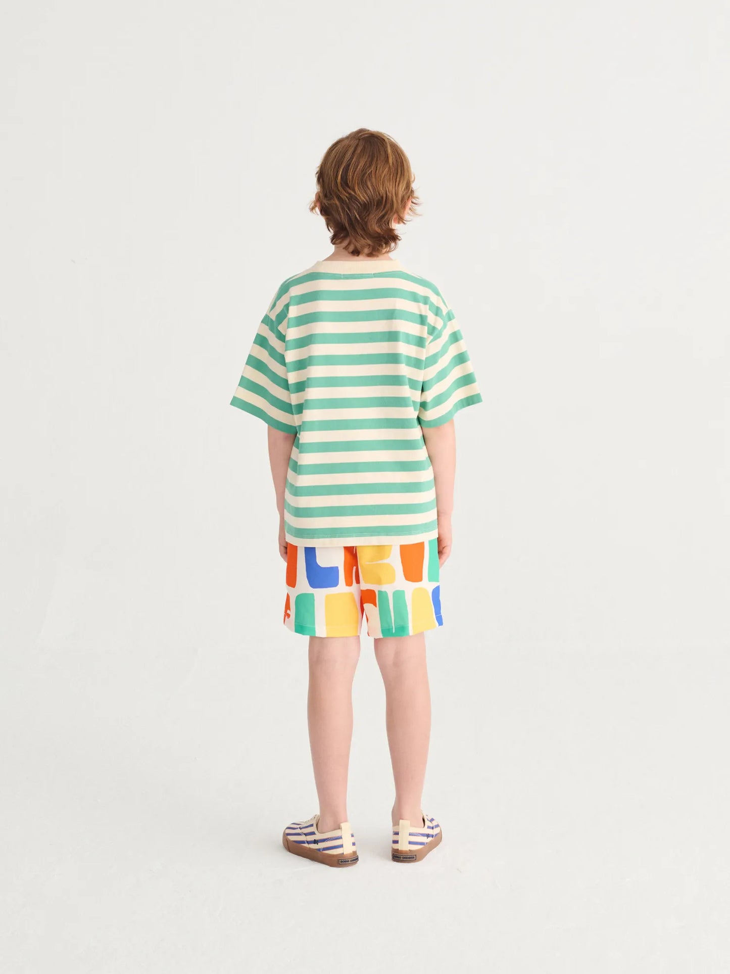 Bobo Choses Color all over swim board shorts